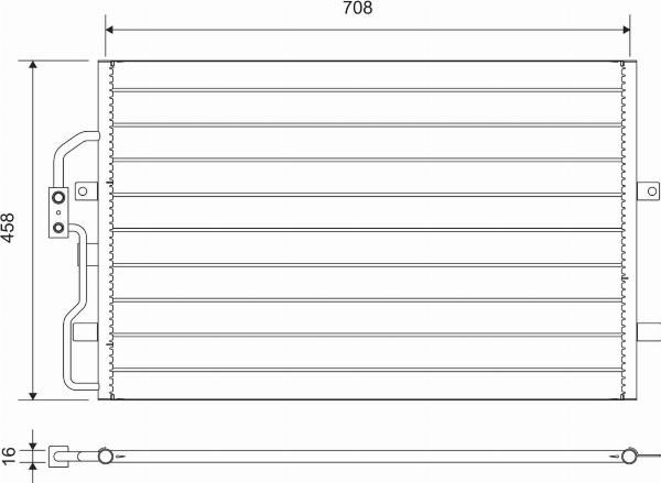 VALEO 812710 - Condensateur, climatisation droxauto.com
