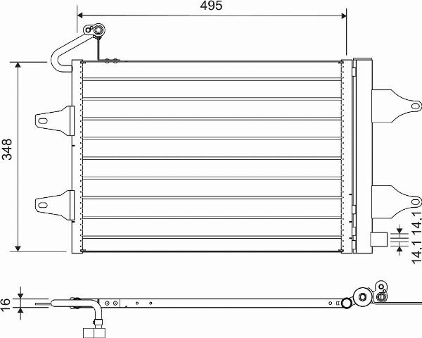 VALEO 812735 - Condensateur, climatisation droxauto.com