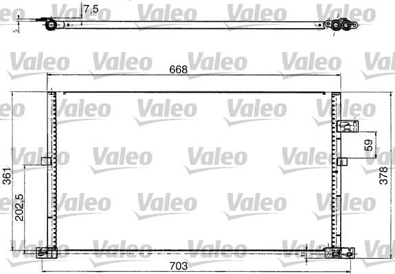 VALEO 817657 - Condensateur, climatisation droxauto.com