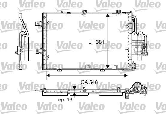 VALEO 817609 - Condensateur, climatisation droxauto.com