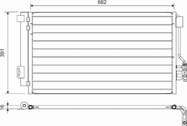 VALEO 817842 - Condensateur, climatisation droxauto.com