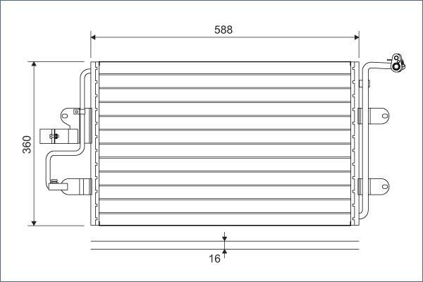 VALEO 817244 - Condensateur, climatisation droxauto.com