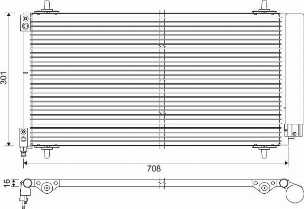VALEO 817740 - Condensateur, climatisation droxauto.com