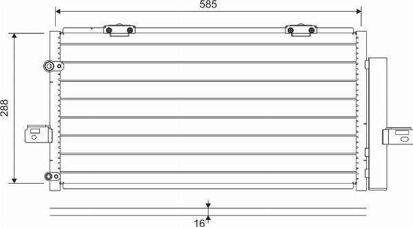 VALEO 822698 - Condensateur, climatisation droxauto.com