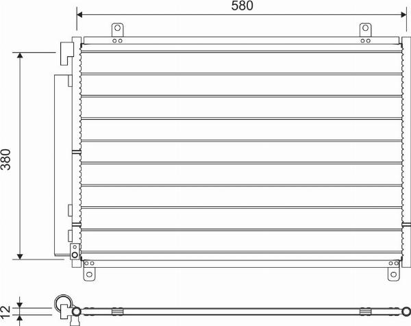 VALEO 822659 - Condensateur, climatisation droxauto.com
