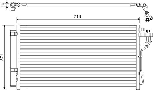 VALEO 822667 - Condensateur, climatisation droxauto.com