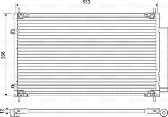 VALEO 822604 - Condensateur, climatisation droxauto.com