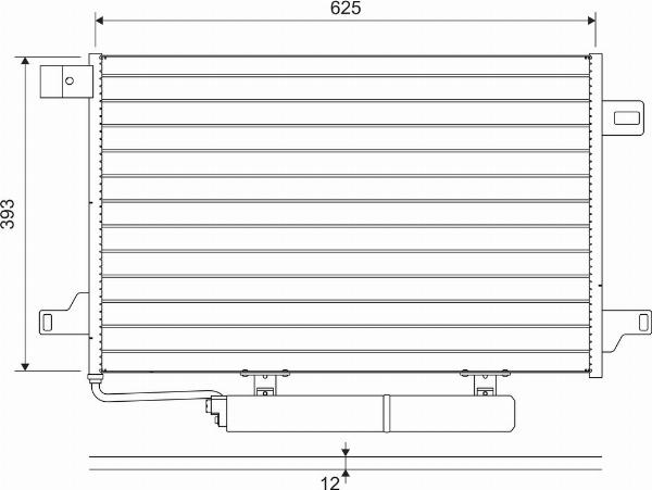 VALEO 822689 - Condensateur, climatisation droxauto.com