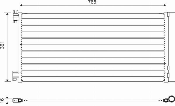 VALEO 822637 - Condensateur, climatisation droxauto.com