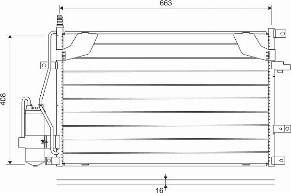 VALEO 822746 - Condensateur, climatisation droxauto.com