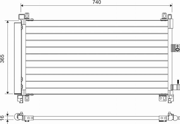VALEO 822703 - Condensateur, climatisation droxauto.com