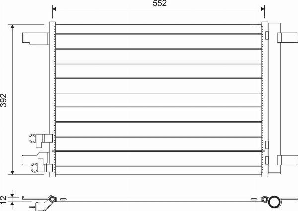 VALEO 822707 - Condensateur, climatisation droxauto.com