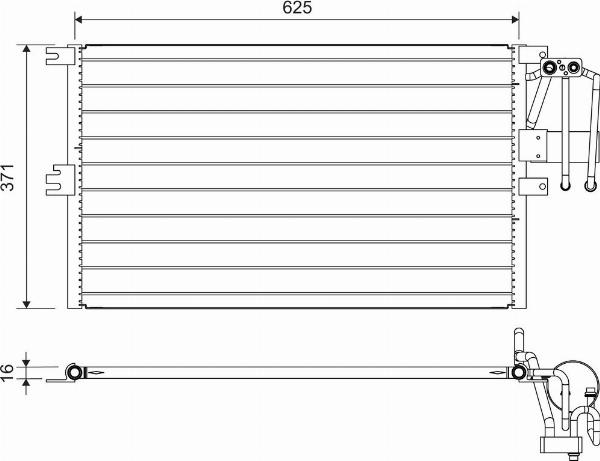 VALEO 822735 - Condensateur, climatisation droxauto.com