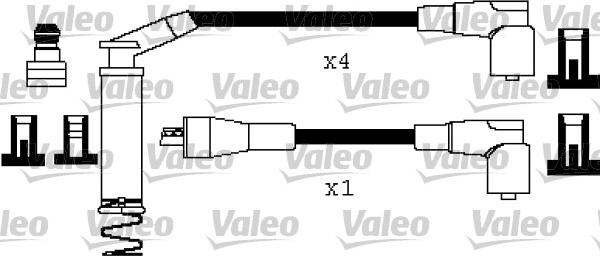 VALEO 346403 - Kit de câbles d'allumage droxauto.com