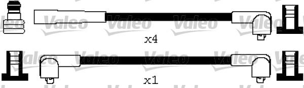 VALEO 346633 - Kit de câbles d'allumage droxauto.com
