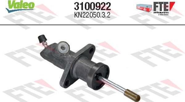 VALEO 3100922 - Cylindre récepteur, embrayage droxauto.com