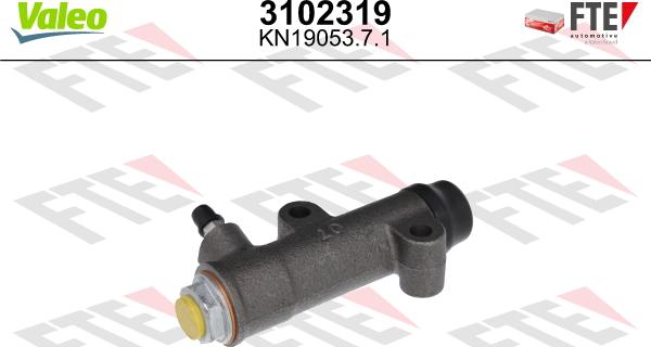 VALEO 3102319 - Cylindre récepteur, embrayage droxauto.com