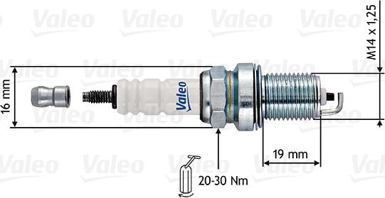 VALEO 246913 - Bougie d'allumage droxauto.com