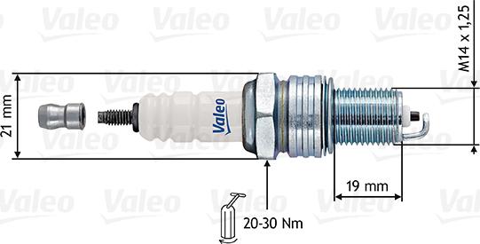 VALEO 246912 - Bougie d'allumage droxauto.com