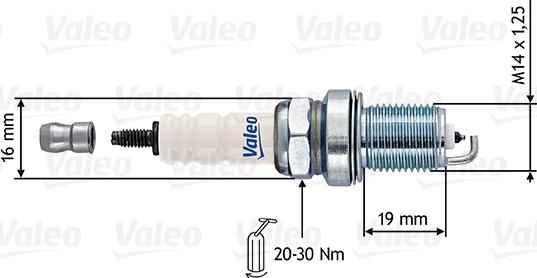 VALEO 246898 - Bougie d'allumage droxauto.com