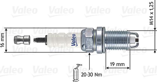 VALEO 246850 - Bougie d'allumage droxauto.com