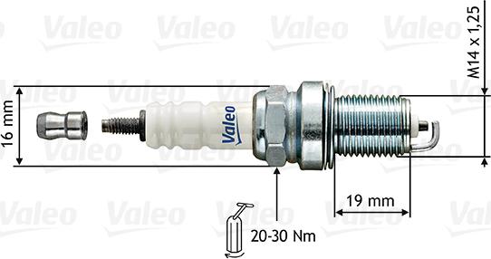 VALEO 246851 - Bougie d'allumage droxauto.com