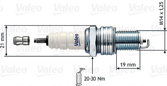 VALEO 246857 - Bougie d'allumage droxauto.com