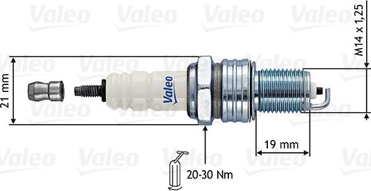 VALEO 246860 - Bougie d'allumage droxauto.com