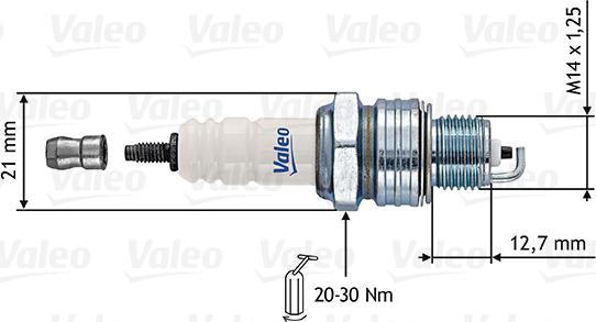 VALEO 246861 - Bougie d'allumage droxauto.com