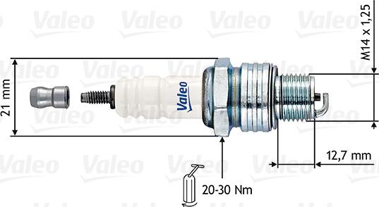 VALEO 246882 - Bougie d'allumage droxauto.com