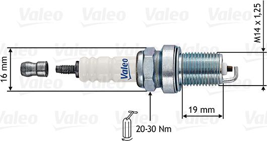 VALEO 246877 - Bougie d'allumage droxauto.com