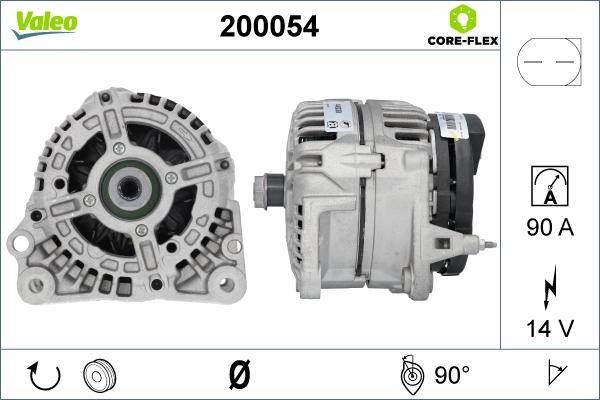 VALEO 200054 - Alternateur droxauto.com