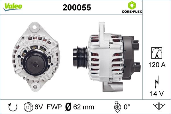 VALEO 200055 - Alternateur droxauto.com