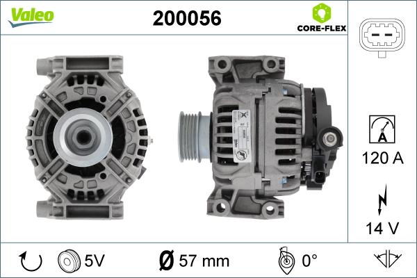 VALEO 200056 - Alternateur droxauto.com