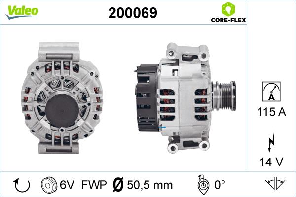 VALEO 200069 - Alternateur droxauto.com