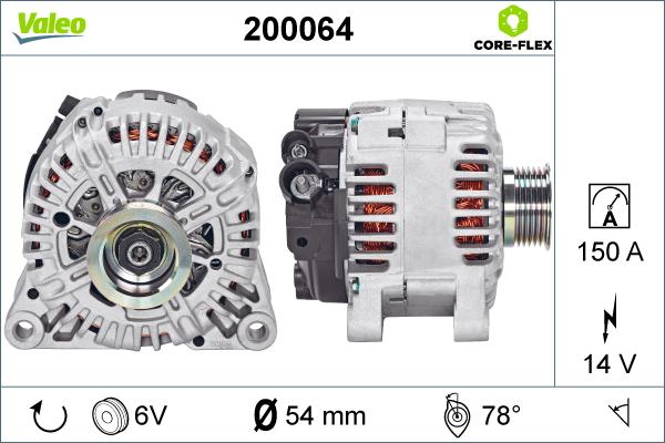 VALEO 200064 - Alternateur droxauto.com