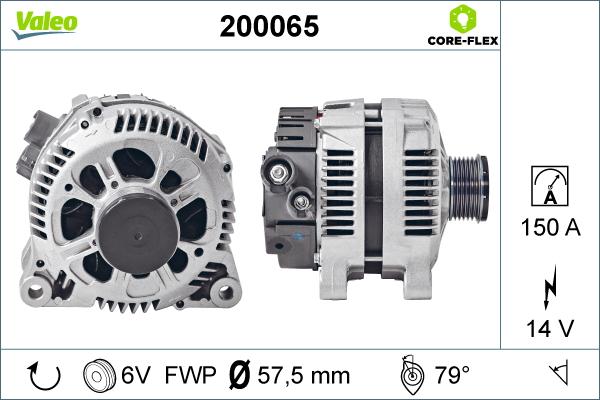 VALEO 200065 - Alternateur droxauto.com