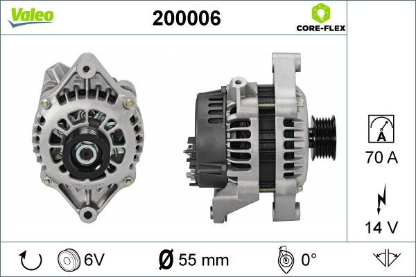 VALEO 200006 - Alternateur droxauto.com