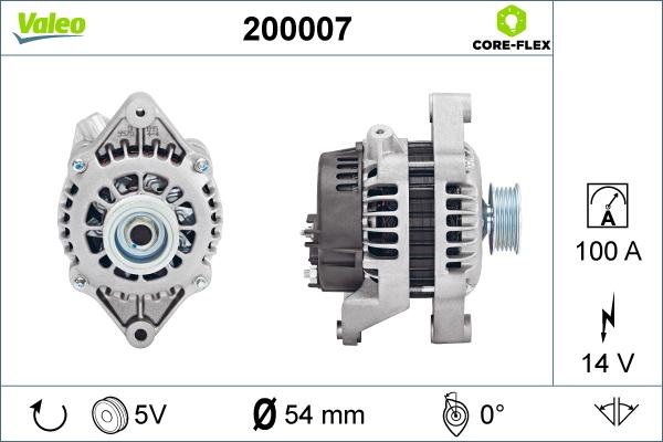 VALEO 200007 - Alternateur droxauto.com
