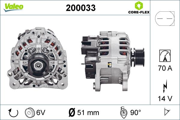VALEO 200033 - Alternateur droxauto.com