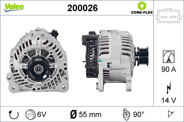VALEO 200026 - Alternateur droxauto.com