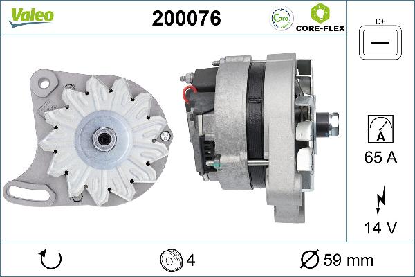 VALEO 200076 - Alternateur droxauto.com