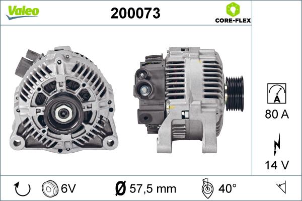 VALEO 200073 - Alternateur droxauto.com