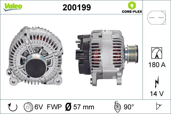 VALEO 200199 - Alternateur droxauto.com
