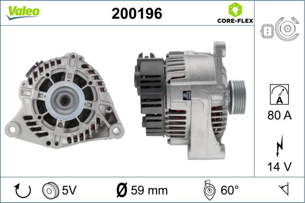 VALEO 200196 - Alternateur droxauto.com