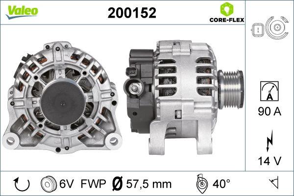 VALEO 200152 - Alternateur droxauto.com