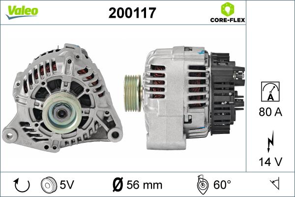 VALEO 200117 - Alternateur droxauto.com