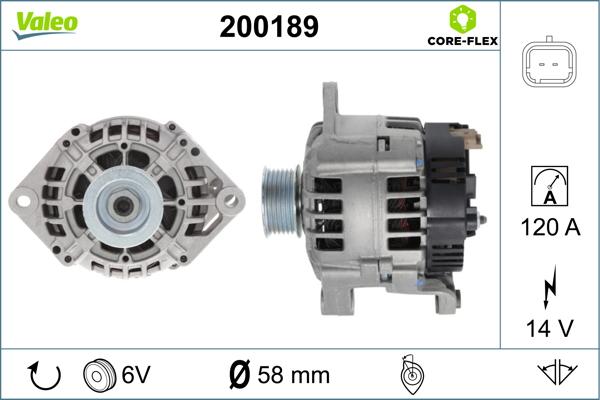 VALEO 200189 - Alternateur droxauto.com