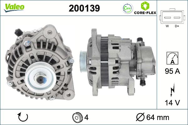 VALEO 200139 - Alternateur droxauto.com