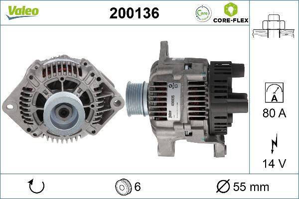 VALEO 200136 - Alternateur droxauto.com